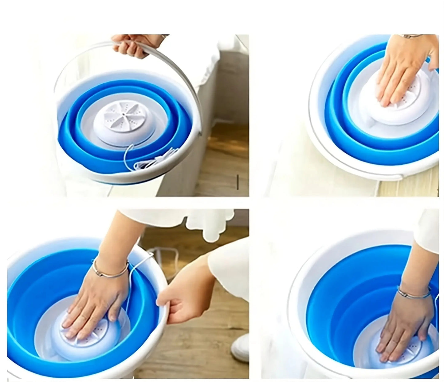 Mini Lavadora Plegable USB